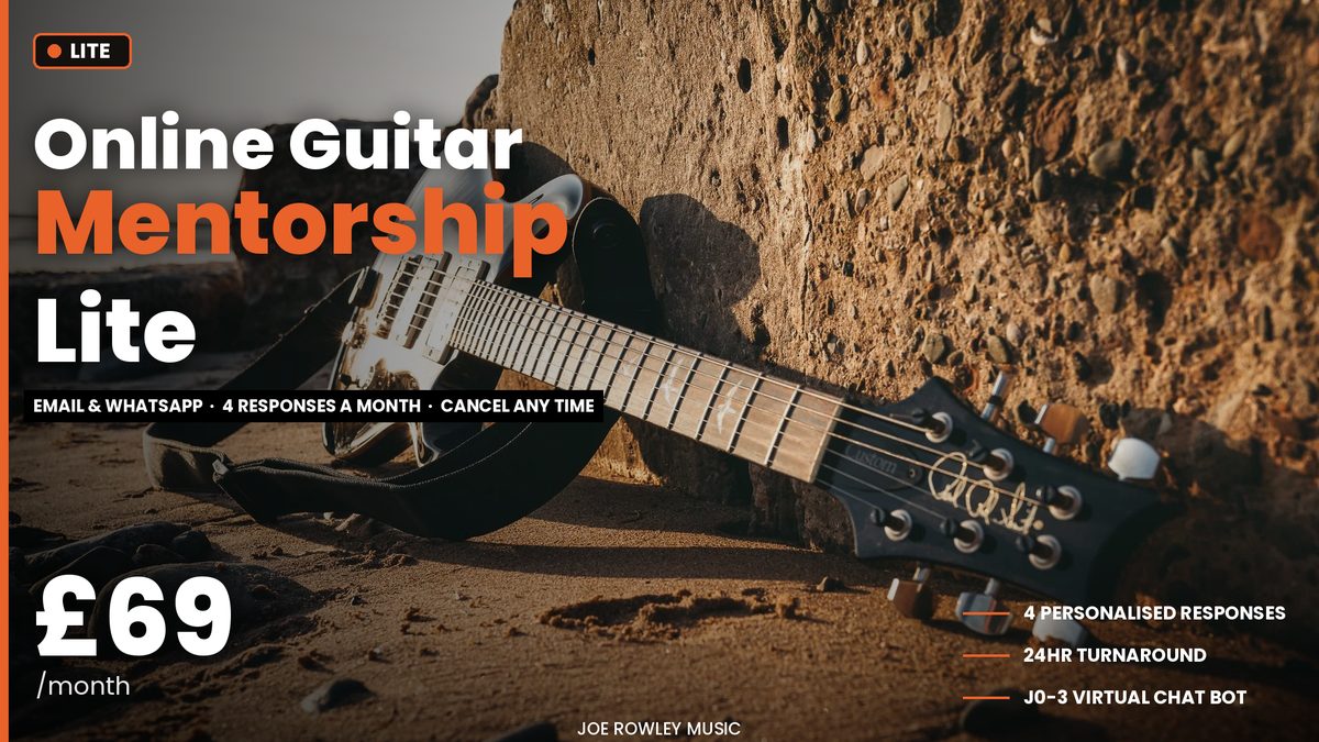 Online Guitar Mentorship Lite