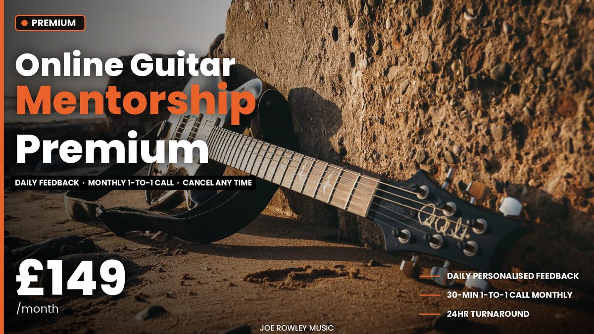 Online Guitar Mentorship Premium