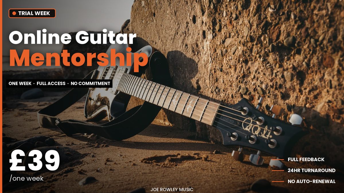 Online Guitar Mentorship Trial Week